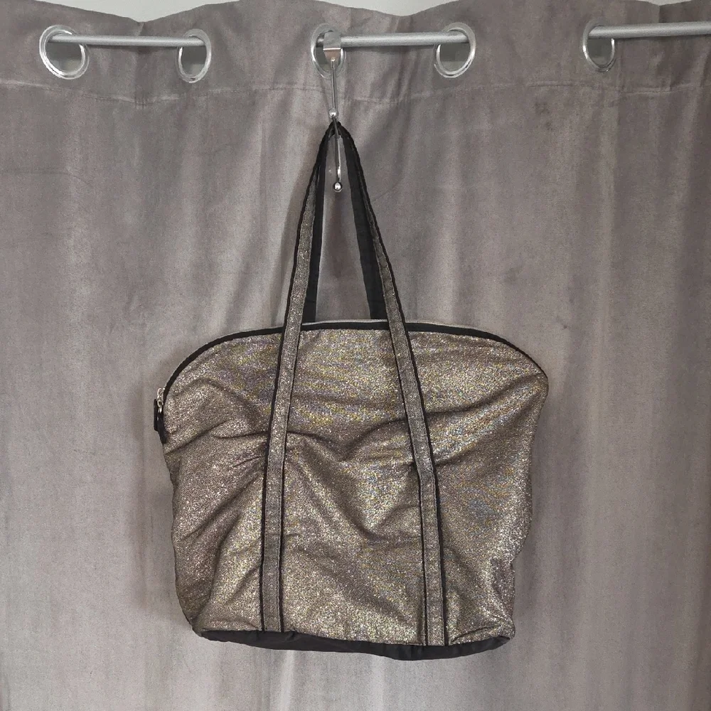 Victoria's Secret Shimmering Gold Tote - Picture 2 of 5